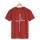 Cruz de Fé - Camiseta Masculina Vermelho em Malha Algodão