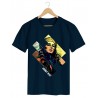 Native - Camiseta Masculina Azul Marinho em Malha Algodão