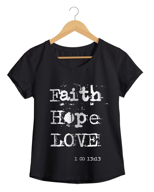 camiseta faith hope love