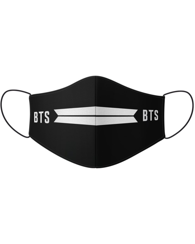 Máscaras de Proteção BTS KPOP camada dupla em tecido 100 algodão