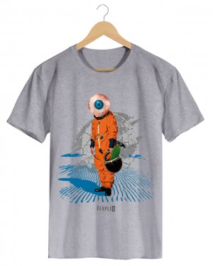 Perplex | Lost in Space, Camiseta Masculina Preta em Malha Algodão