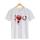 PPX016 I Love You - Camiseta Masculino Branco em Malha Algodão