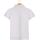 Camiseta Gola Polo Básica Masculina Branca Em Malha Algodão
